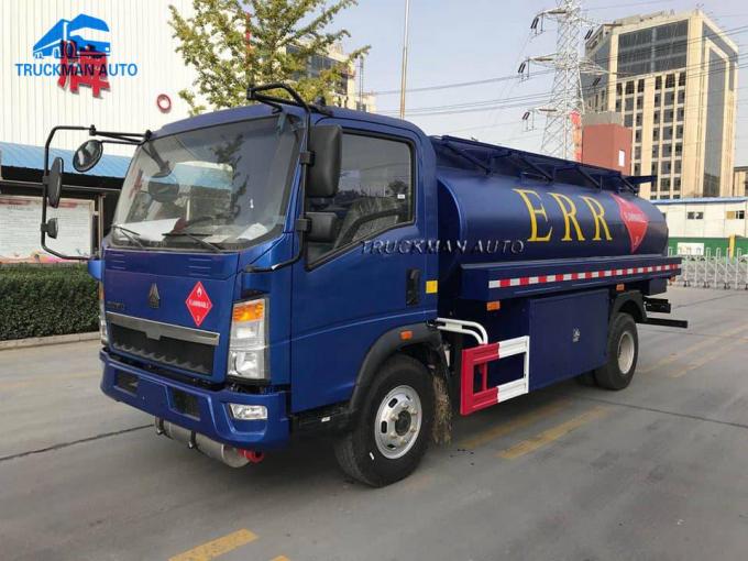 5m3 SINOTRUK HOWO Mini Oil Tanker Truck 116HP Engine