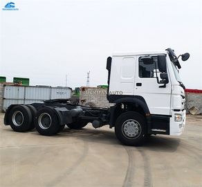 50 Tons Used Howo Dump Truck , Used Flatbed Trucks Prime Mover Truck Head