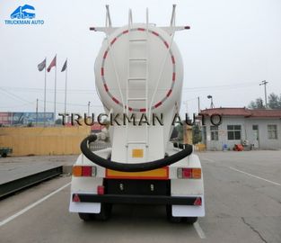 35m3 - 55m3 Tank Body Cement Tanker Trailer With The Weichai Brand Engine