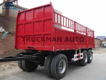 Fence Side Wall Full Trailer Truck  40-60 Tons Oversize 7500*2500*3000mm