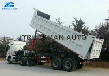 2 Axles Dump Semi Trailer 30-40 Tons Heavy Loading  Easy Maintenance