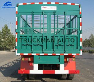 Q345 Mn Semi Trailer Truck , Semi Storage Trailers Transporting Cargo And Containers