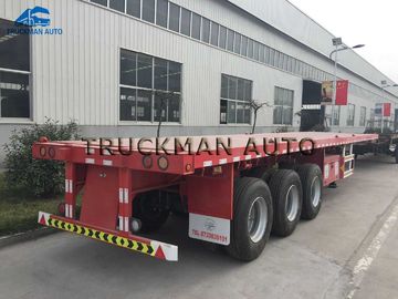 3 Axles 20 40 45 Feet Container Semi Trailer With Stonger Leaf Spring