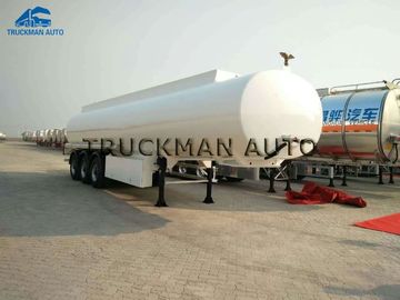 Safety  Oil Tank Trailer 50m3 6 Comdepartment  28t - 70 Tons With The Sea Valve
