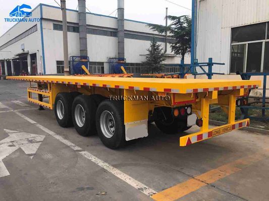 1600mm Flat Bed Trailer For 20FT 40FT Container Transport