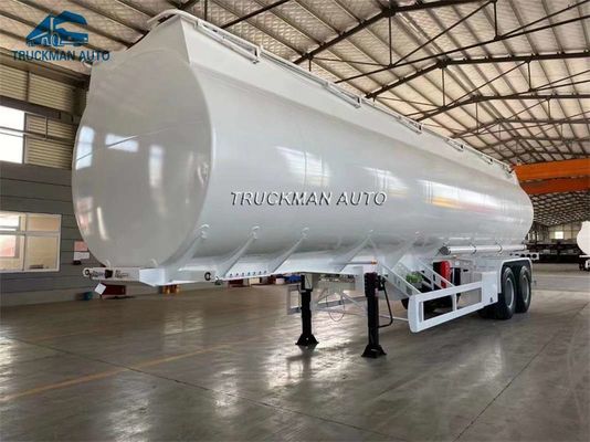 Single Point Suspension Axle 40000 Liter Fuel Oil Tank Trailer For Mauritania