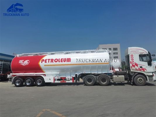 45000 Liter Oil Fuel Tank Semi Trailer With 6 Pcs Comdepartment