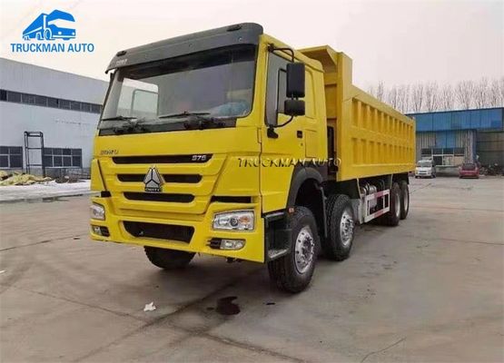 371HP 50T Used HOWO SINO Tipper Truck With New Tire