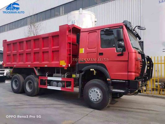371HP 6x4 Sino Dump Truck With Military Bumper South Sudan