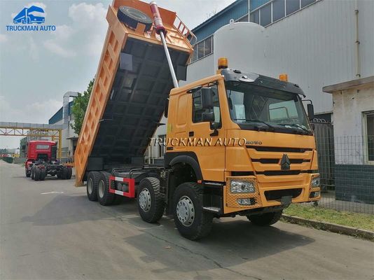 12 Wheel 371HP SINOTRUK HOWO 25 Cubic Meter Truck For Ghana