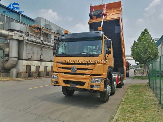 12 Wheel 371HP SINOTRUK HOWO 25 Cubic Meter Truck For Ghana