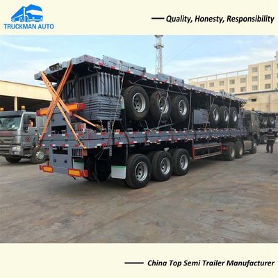 Q345 Material 2x20FT Container Semi Trailer For Logistics Company
