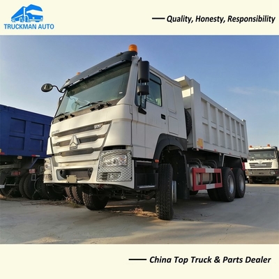 10 Wheel 30 Tons SINOTRUK HOWO 6x4 Heavy Duty Dump Truck For Ghana