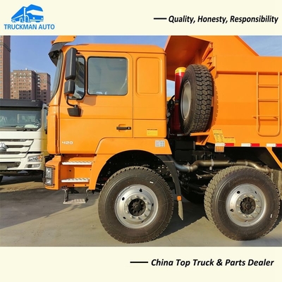 50 Tons SHACMAN 8x4 Tipper Truck With 420HP Cummins Brand Engine