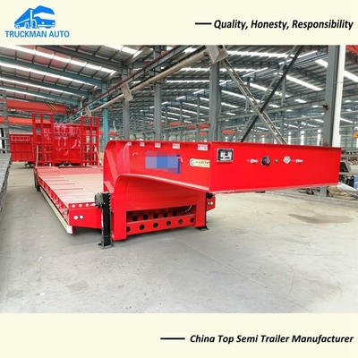 100 Tons 2 Line 4 Axle Low Bed Trailer