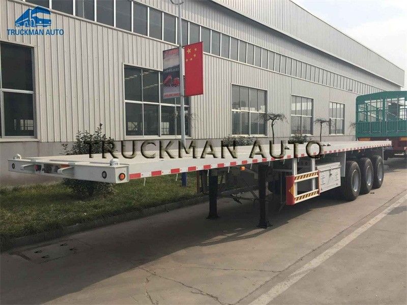 40t Container Semi Trailer High Tensile Steel Q345 With 12 Pcs Container Lock