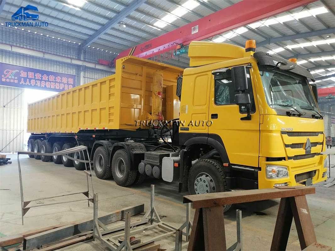 45m3 Sinotruck Howo Truck For Mining Material Transport
