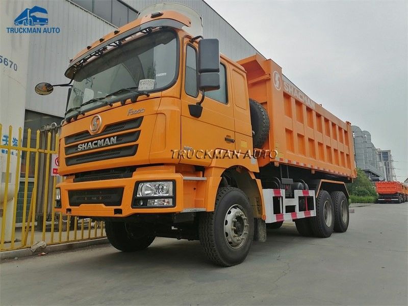10 Wheel SHACMAN F3000 6x4 Tipper Truck With 18 Cubic Meters Cargo Box