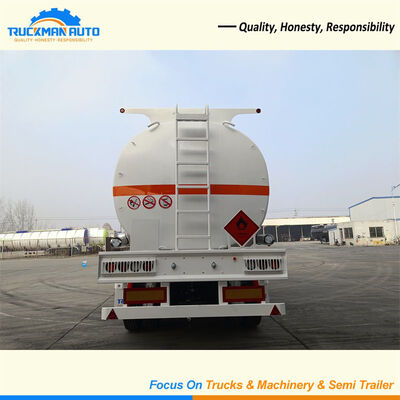 45000 Liter Oil Tank Trailer With 16 Tons Axle Carbon Steel