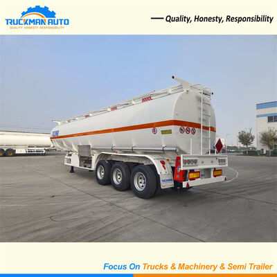 45000 Liter Oil Tank Trailer With 16 Tons Axle Carbon Steel