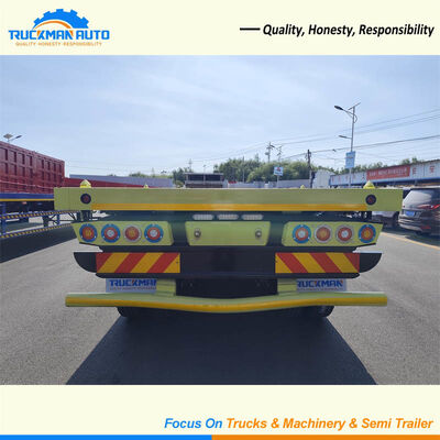 40 Feets Flatbed Container Semi Trailer 40T Mechanical Suspension