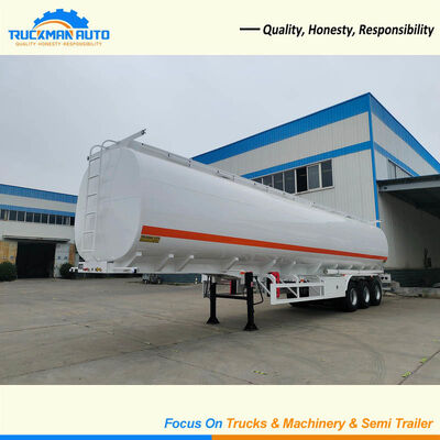 Factory Direct 3 Axle 60000 Liter Fuel Tanker Semi Trailer For Light Fuel Oil Transportation
