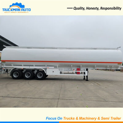 Factory Direct 3 Axle 60000 Liter Fuel Tanker Semi Trailer For Light Fuel Oil Transportation