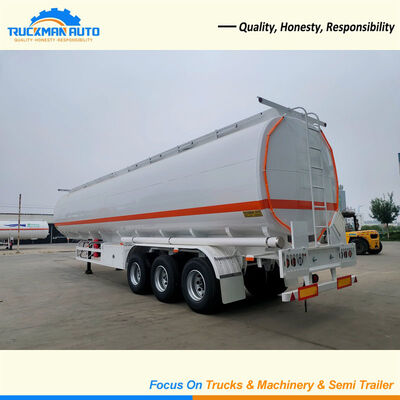 Factory Direct 3 Axle 60000 Liter Fuel Tanker Semi Trailer For Light Fuel Oil Transportation