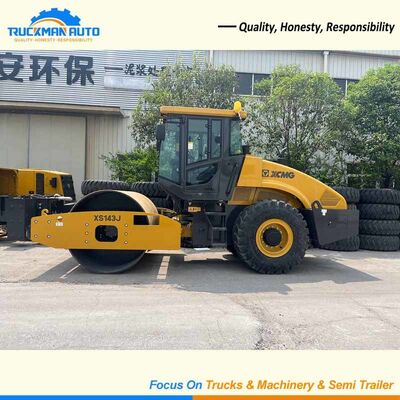High Excitation Force XCMG XS143J Single Drum Road Roller