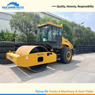 High Excitation Force XCMG XS143J Single Drum Road Roller