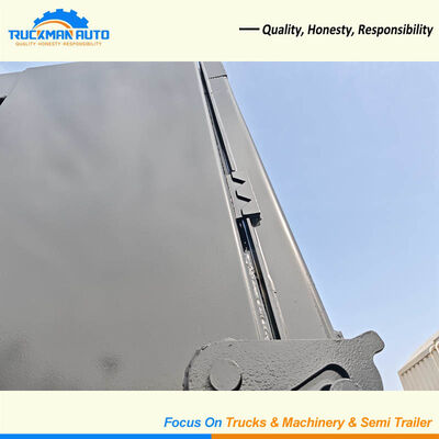 Durable 3 Axle 50 Tons U Shaped Cargo Body Dump Semi Trailer For Guyana