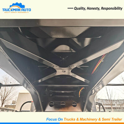 Durable 3 Axle 50 Tons U Shaped Cargo Body Dump Semi Trailer For Guyana