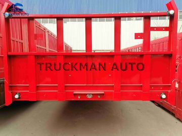 3 Axles 50 Tons Side Wall Semi Trailer Truckman Brand For Transport Bulk Cargo