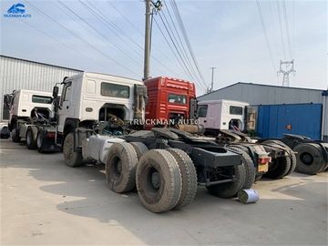 Year 2013 Used Howo Tractor Truck 371hp 40-80 Tons Left Hand Driving For Ghana