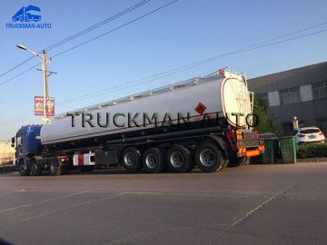 50m³ 4 Axles Oil Tank Trailer China Best Brand Manufacturer 3-7 Compartments