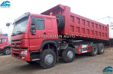 12 Wheelers Howo 8x4 Heavy Duty Dump Truck Tipper 40-50tons Loading Euro 2