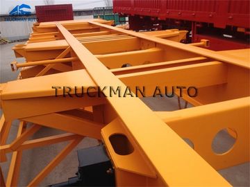 20ft 40ft Skeleton Trailer , Skeletal Container Trailer With Q345 Material