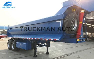 2 Axles Dump Semi Trailer 30-40 Tons Heavy Loading  Easy Maintenance