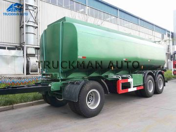 Carbon Steel Full Oil Tank Trailer , Fuel Tanker Trailer With 12.00r20 Tire