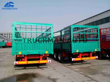 50-60 Tons Loading  Fence Semi Trailer  For Bulk Goods And Containers Transport