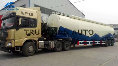 Carbon Steel Cement Tanker Trailer Big Loading Tanker Body Strong Strength