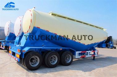 Carbon Steel Cement Tanker Trailer Big Loading Tanker Body Strong Strength