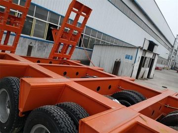 Heavy Loading Truck Trailer Low Bed Transport The Excavator 100 Tons