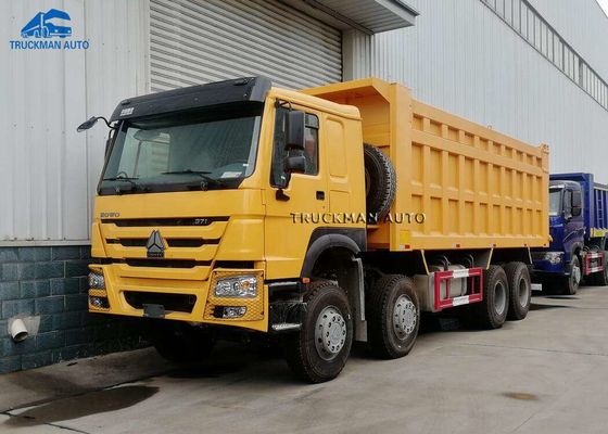 371HP 50 Ton Sinotruk Howo Tipper Truck For Ghana