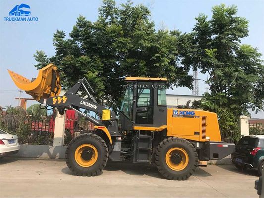 Yellow LW300KN 3CBM 3 Tons XCMG Payloader