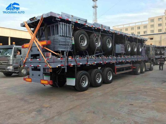 40FT Container Semi Trailer With High Strength Steel Material