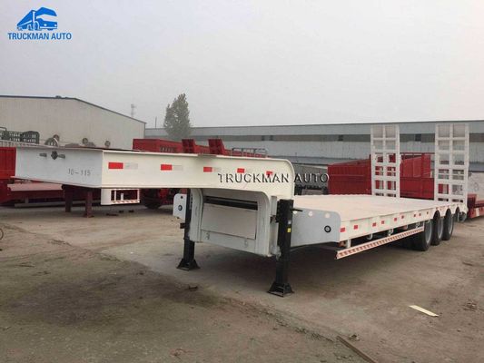 High Strength Steel 3 Axle 50 Tons Lowboy Semi Trailer