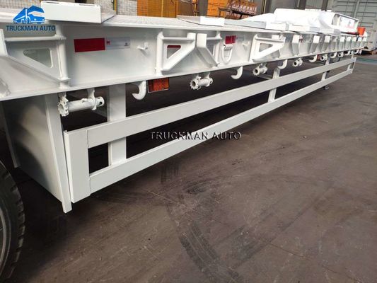 70000kg Low Bed Semi Trailer For Excavator Transit