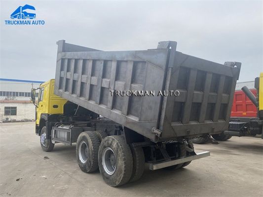 25 Tons 375HP Used HOWO Tipper Truck With 12.00R20 Tire