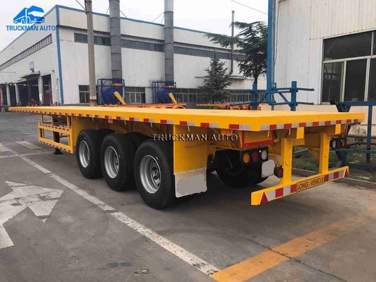 40 Feets Flatbed Container Semi Trailer 40T Mechanical Suspension